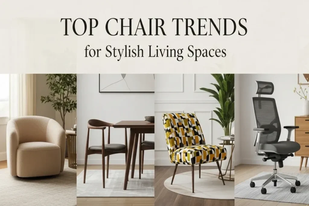 Top Chair Trends for Stylish Living Spaces Chair Trends
