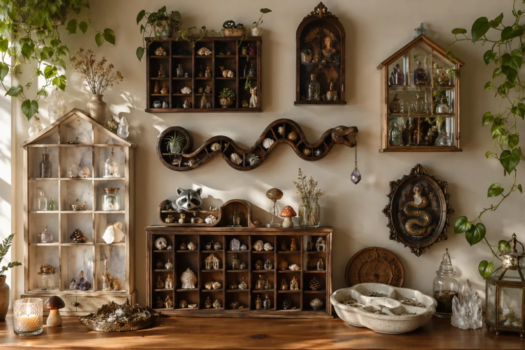 Curio Display Shelves That Turn Tiny Collections into Eye-Catching Displays