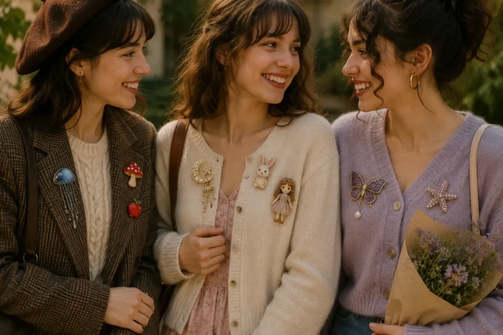 Eye-Catching Whimsical Brooch Pins for Creating Conversation-Worthy Looks