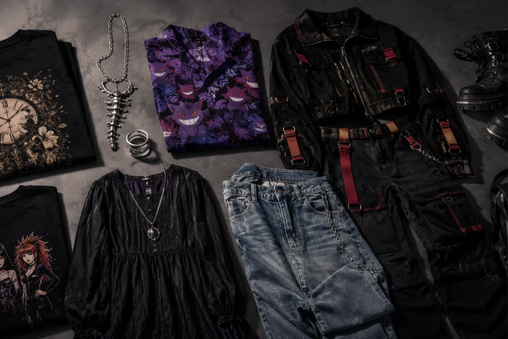 Trending Alt Fashion Apparel Pieces for Dark Aesthetic Style
