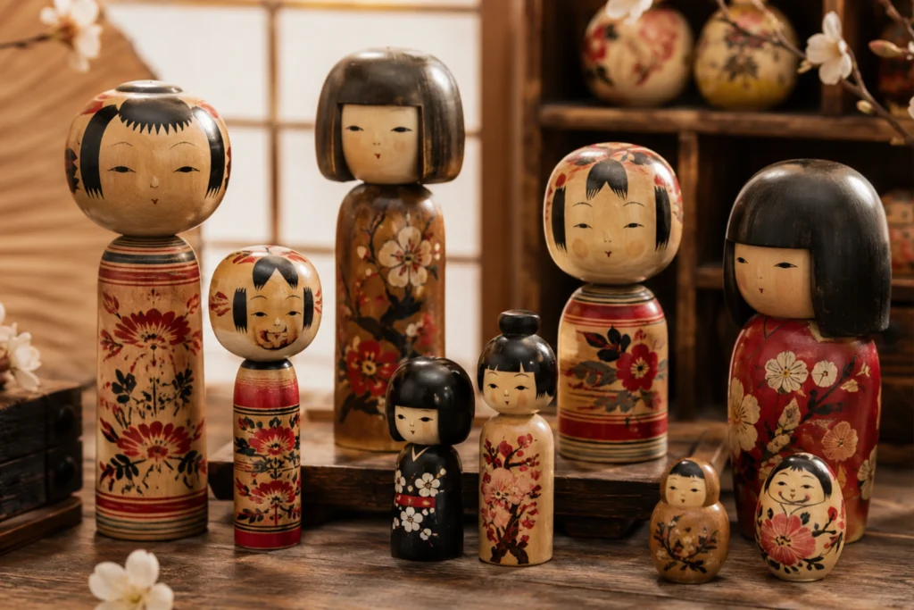 Must-Have Vintage Kokeshi Dolls for Folk Art Collections
