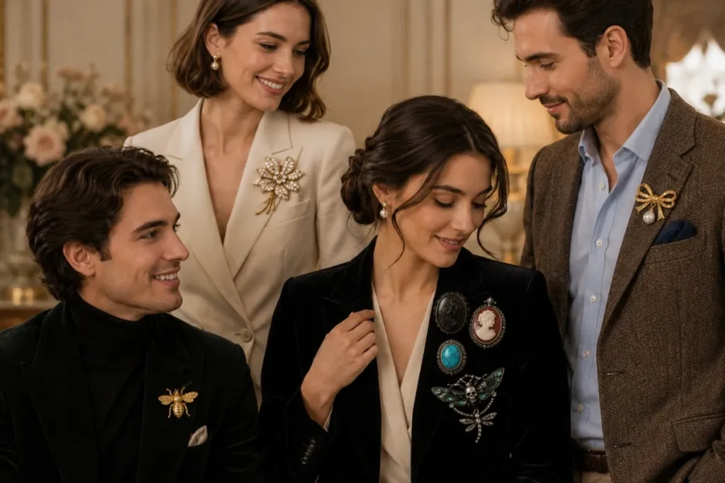 Beautiful Brooch Styles Worth Wearing This Season