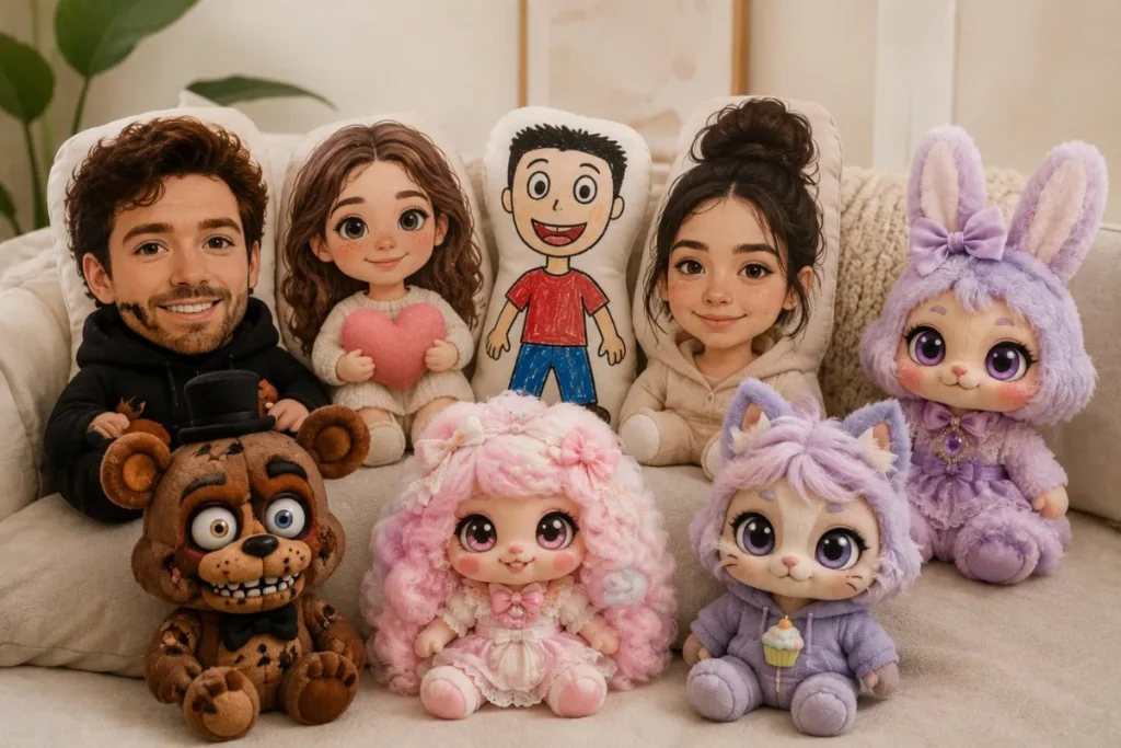 Unique Clay Face Plush Creations That Stand Out